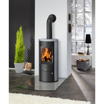 Charger l&#39;image dans la galerie, Poêle à bûche Austin ollaire, Justus, 7 kW Noir

